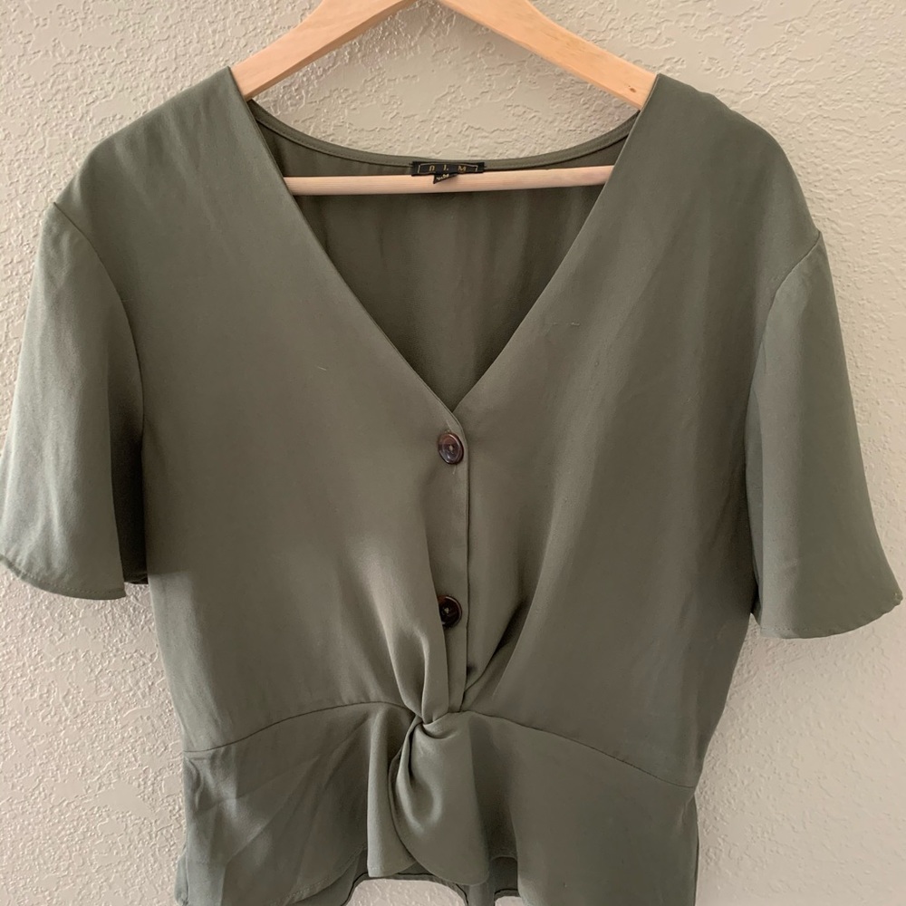 Buttoned Crop Top